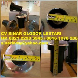 Lampu Lantai MR16 Diameter 12cm x 10cm